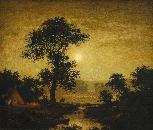 Ralph Blakelock Moonlight oil painting picture